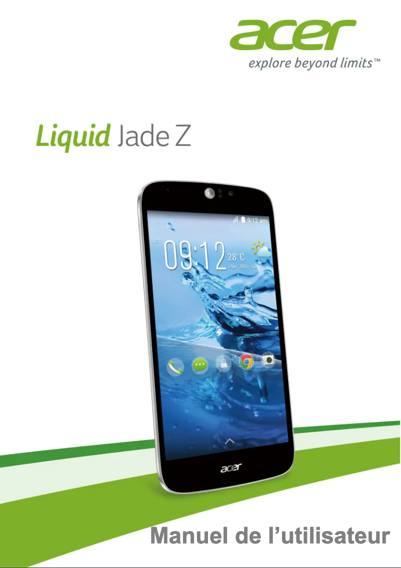 Imagen de la primera página del manual del dispositivo Liquid Jade Z