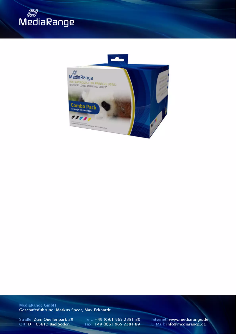 Page 1 de la notice Manuel utilisateur MediaRange MRB1100