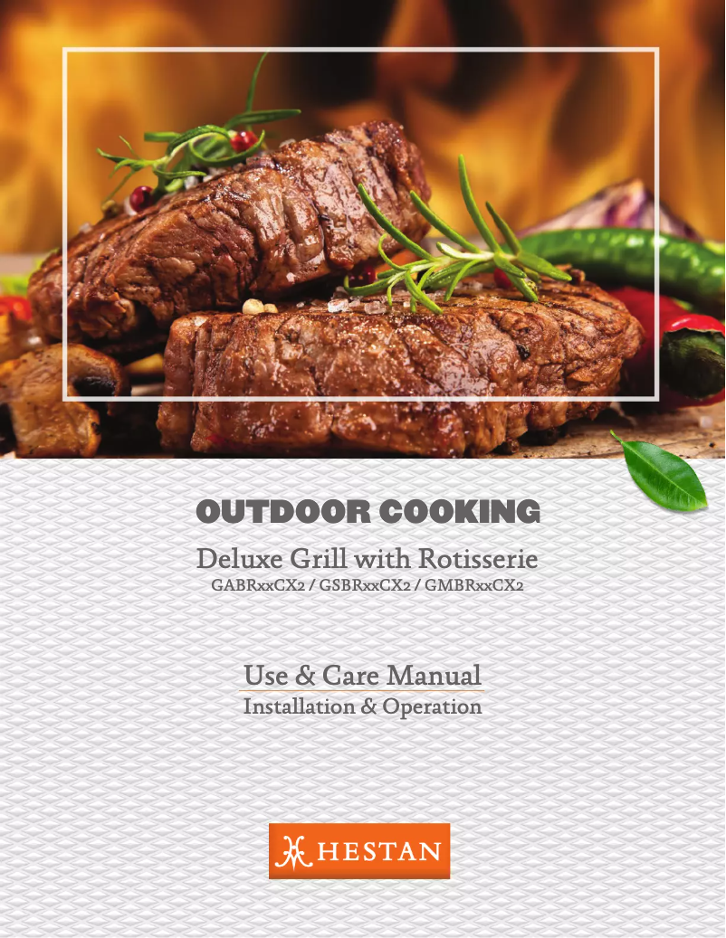 Image de la première page du manuel de l'appareil GMBR42CX2-LP-PP