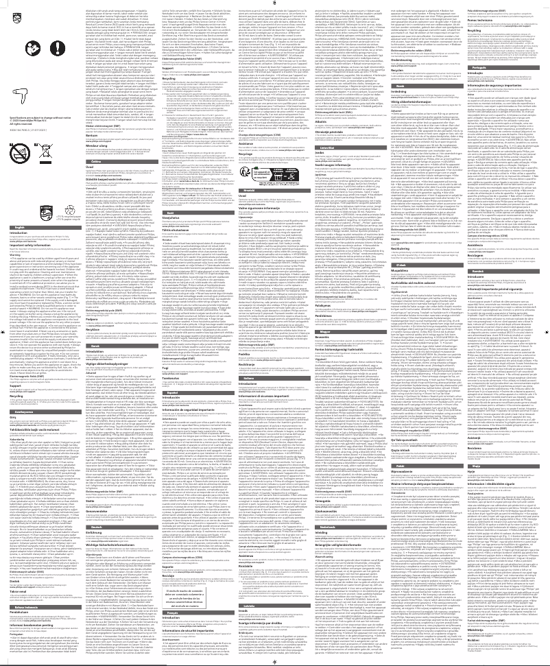 Image de la première page du manuel de l'appareil BHD720