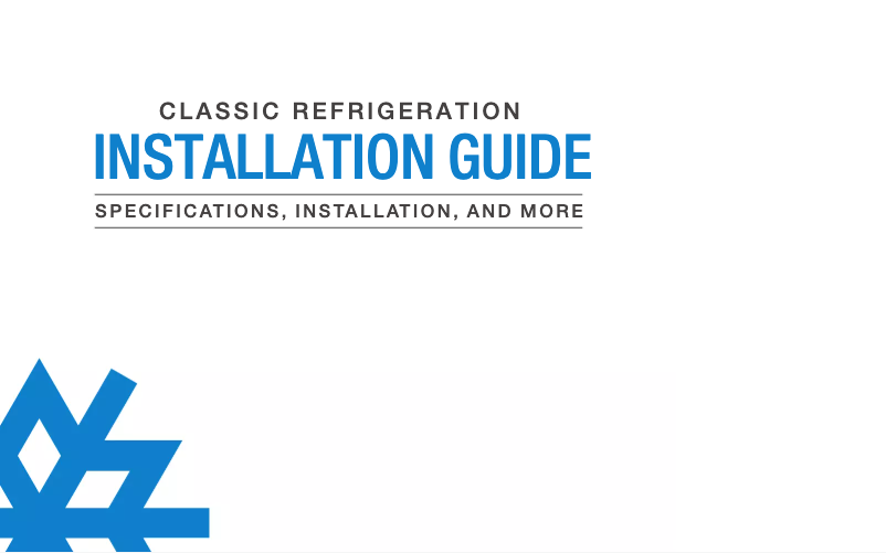 Page 1 de la notice Guide d'installation Sub-Zero BI-42UFDID/S/TH