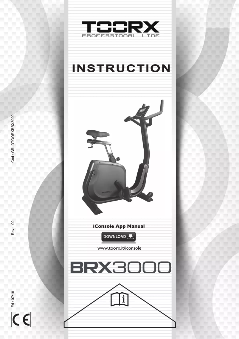 Image de la première page du manuel de l'appareil BRX-3000