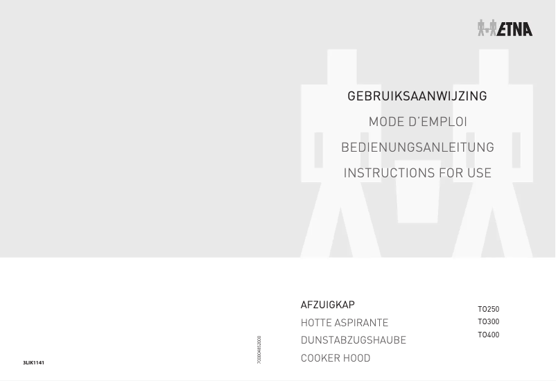 Page 1 de la notice Manuel utilisateur Etna TO400