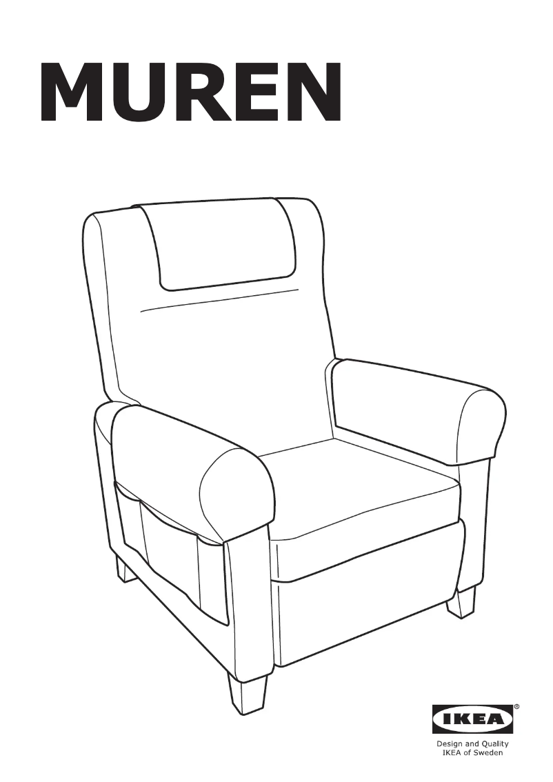 Page 1 de la notice Manuel utilisateur Ikea MUREN 204.385.52