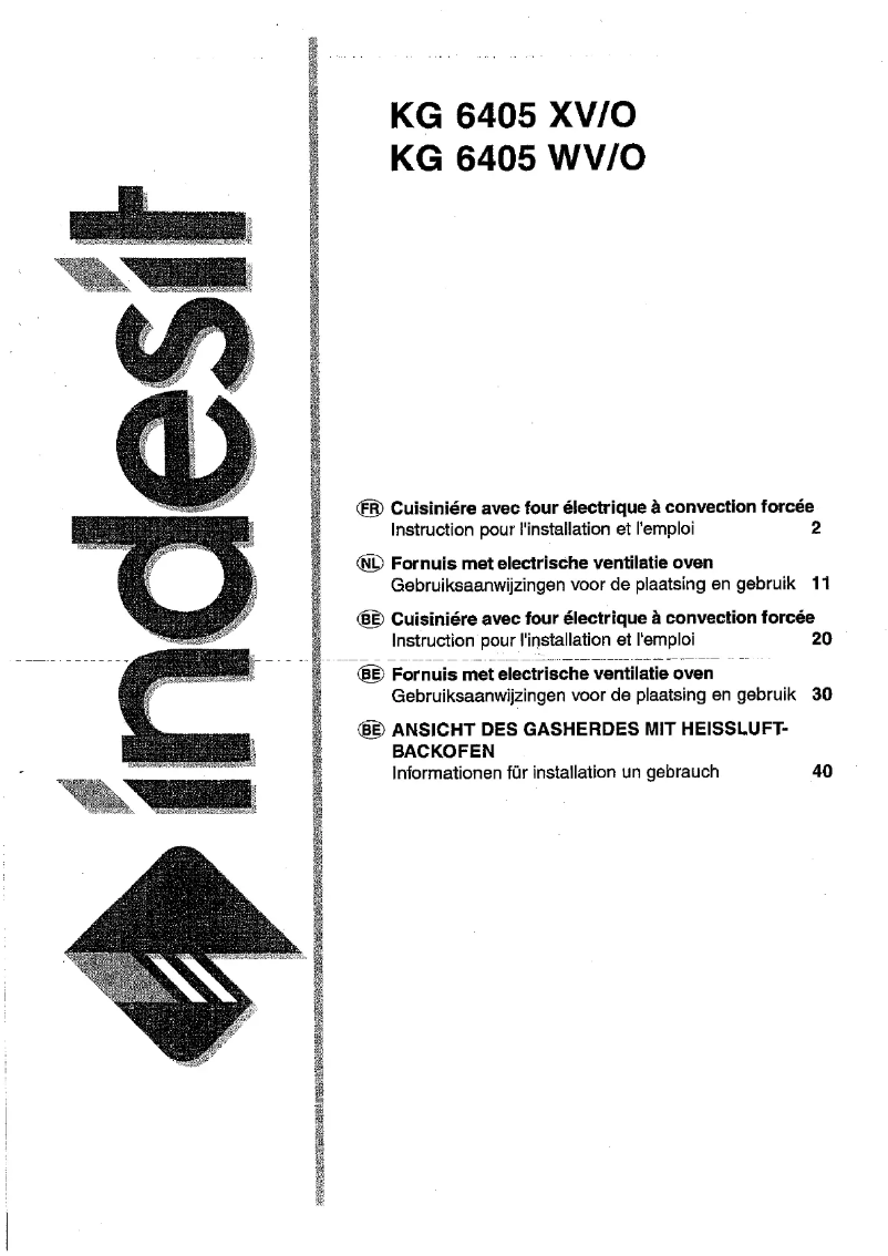 Image de la première page du manuel de l'appareil KG6405