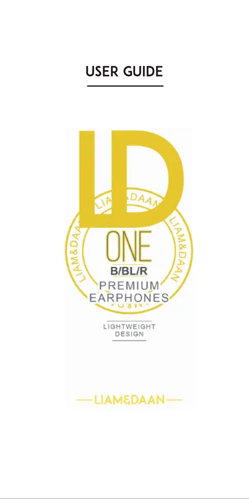 Page 1 de la notice Manuel utilisateur Liam&Daan 302048