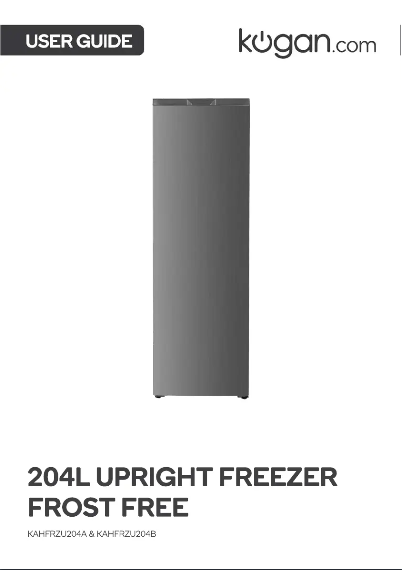 Image de la première page du manuel de l'appareil KAHFRZU204A