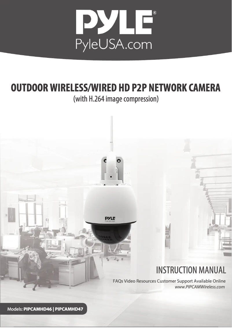 Image de la première page du manuel de l'appareil PIPCAMHD46