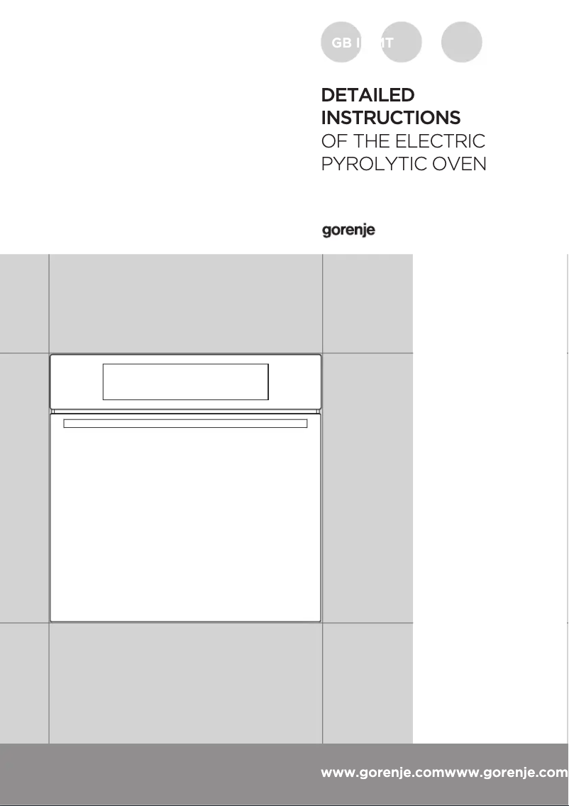 Image de la première page du manuel de l'appareil BOP658A13XG
