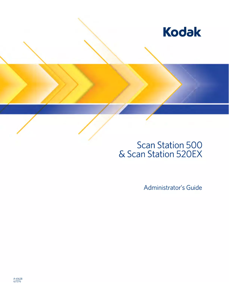 Page 1 de la notice Manuel utilisateur Kodak Scan Station 520EX