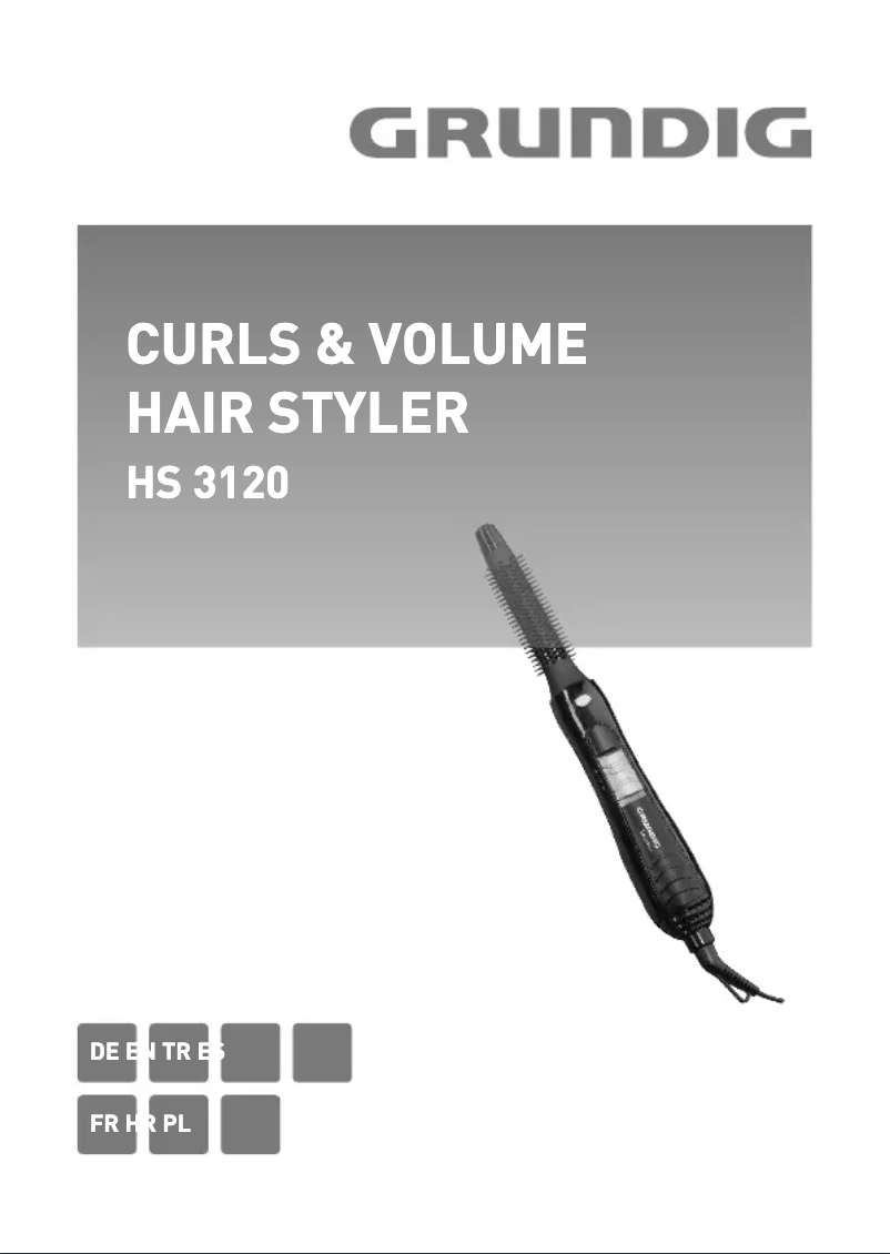 Page n°1 - Manuel utilisateur Grundig HS 3120