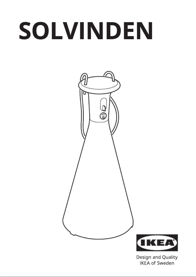 Page 1 de la notice Manuel utilisateur Ikea SOLVINDEN 705.718.88