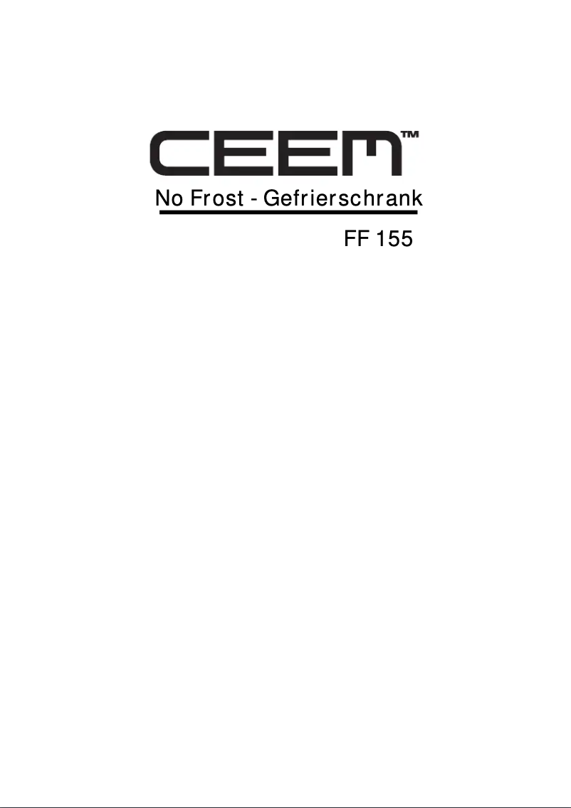 Page 1 de la notice Manuel utilisateur CEEM FF 155