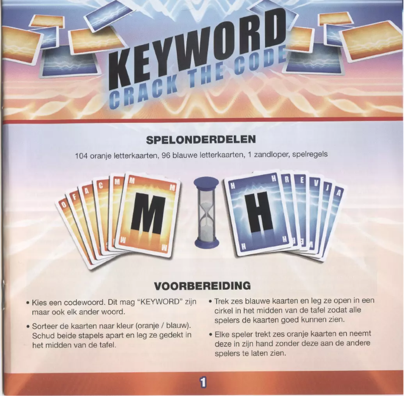 Page n°1 - Manuel utilisateur White Goblin Games Keyword Crack The Code