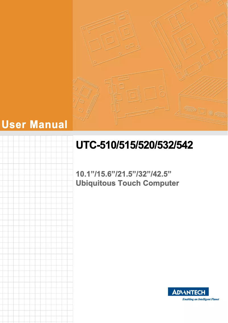 Image de la première page du manuel de l'appareil UTC-515