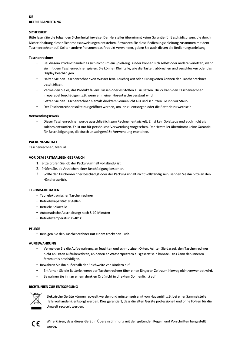 Page 1 de la notice Manuel utilisateur Genie 205 ECO