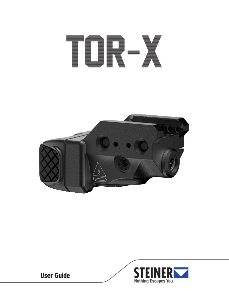 Image de la première page du manuel de l'appareil TOR-X