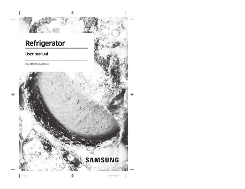 Page 1 de la notice Manuel utilisateur Samsung RF28T5021SG