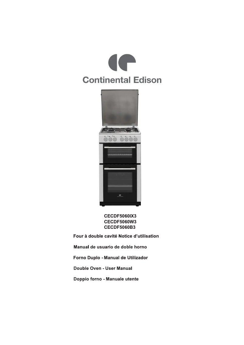 Image de la première page du manuel de l'appareil CECDF5060W3