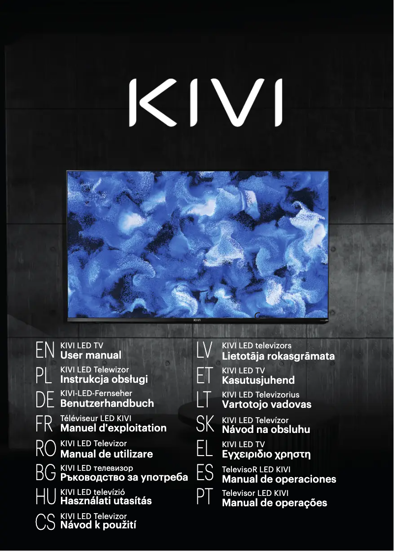 Page n°1 - Manuel utilisateur Kivi 43U750NB