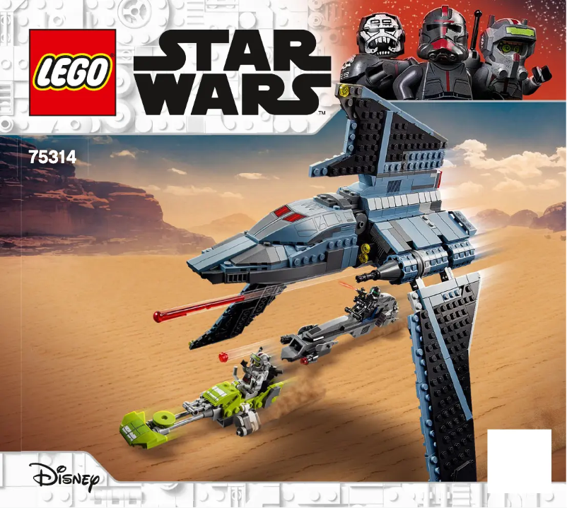 Page 1 de la notice Manuel utilisateur Lego Star Wars 75314