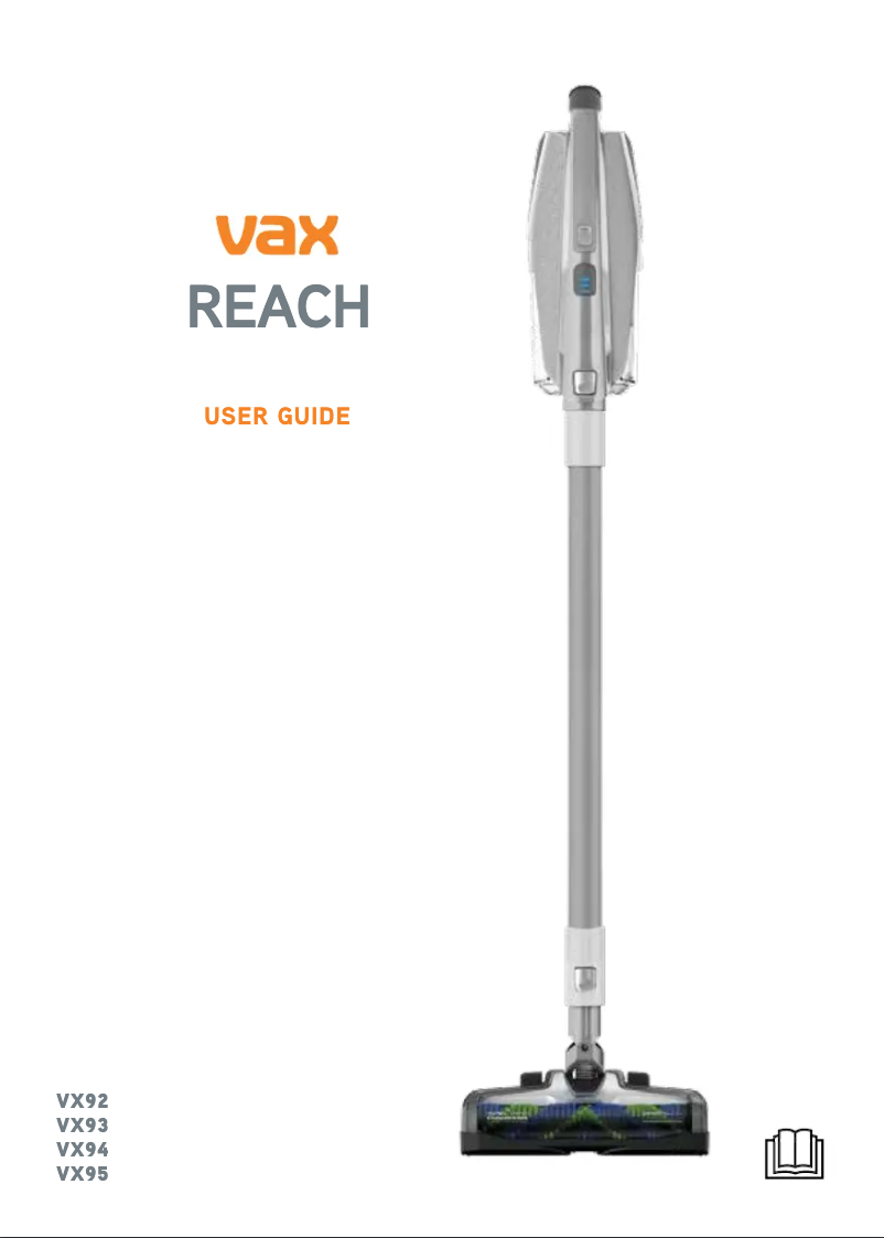 Page 1 de la notice Manuel utilisateur Vax Reach Max VX94