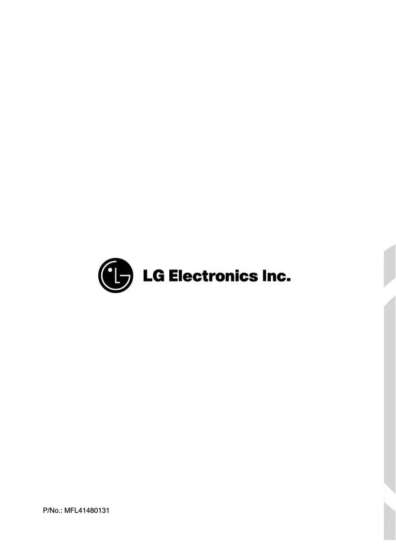 Page n°1 - Manuel utilisateur LG ST147BWM