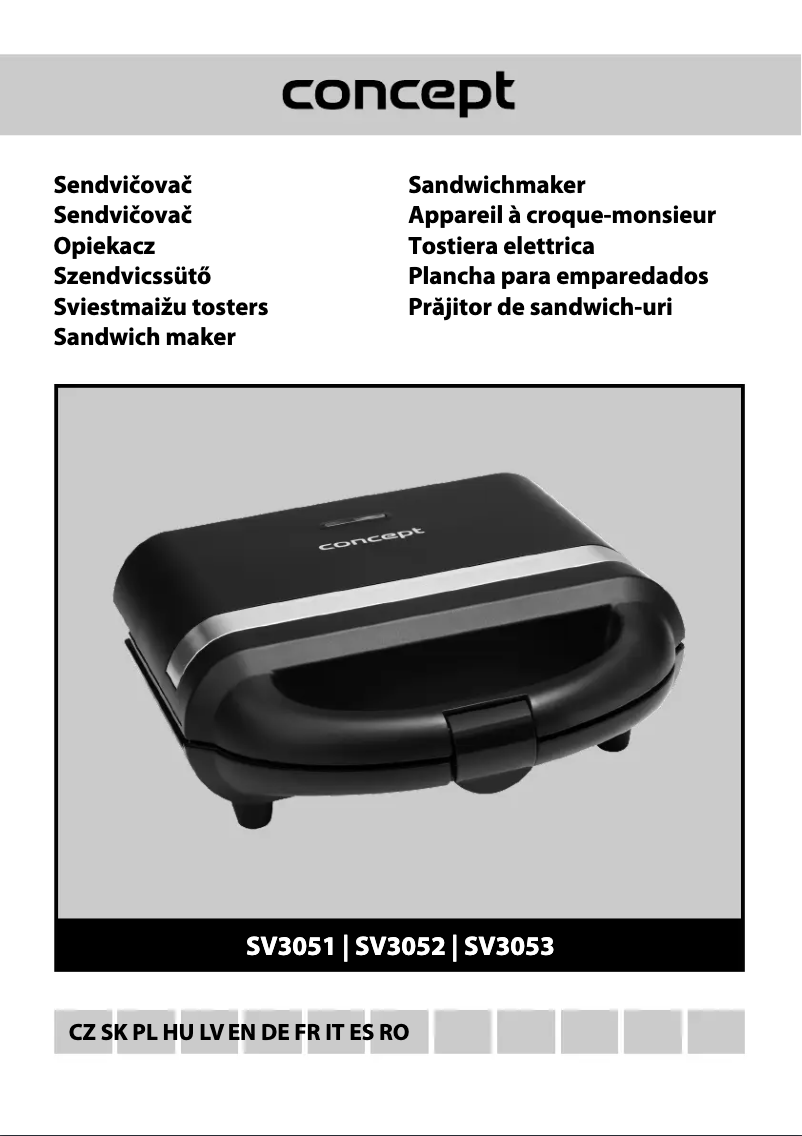 Page n°1 - Manuel utilisateur Concept SV3053