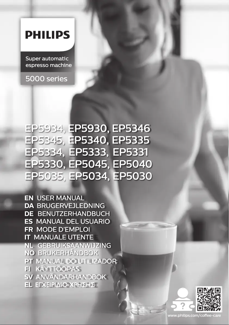 Page n°1 - Manuel utilisateur Philips Series 5000 EP5334