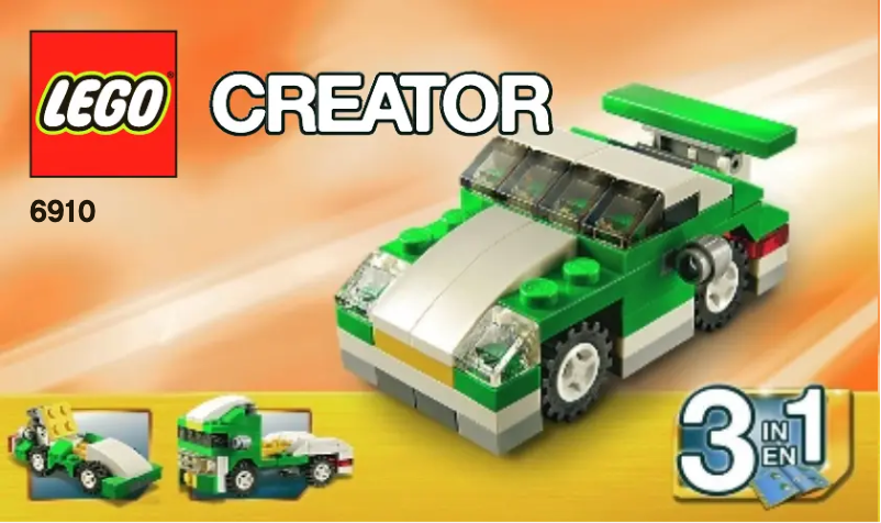 Page n°1 - Manuel utilisateur Lego Mini Sports Car