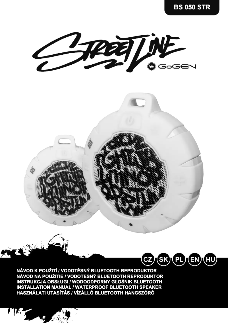 Image de la première page du manuel de l'appareil BS 050STR