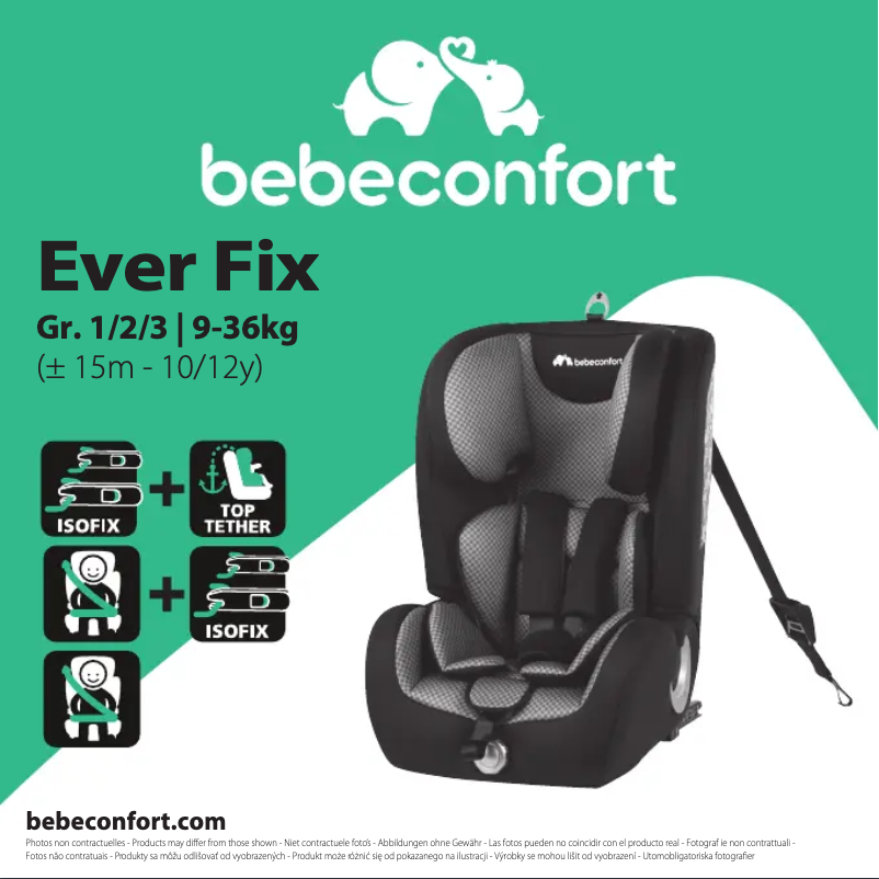 Page n°1 - Manuel utilisateur Bebe Confort Ever Fix