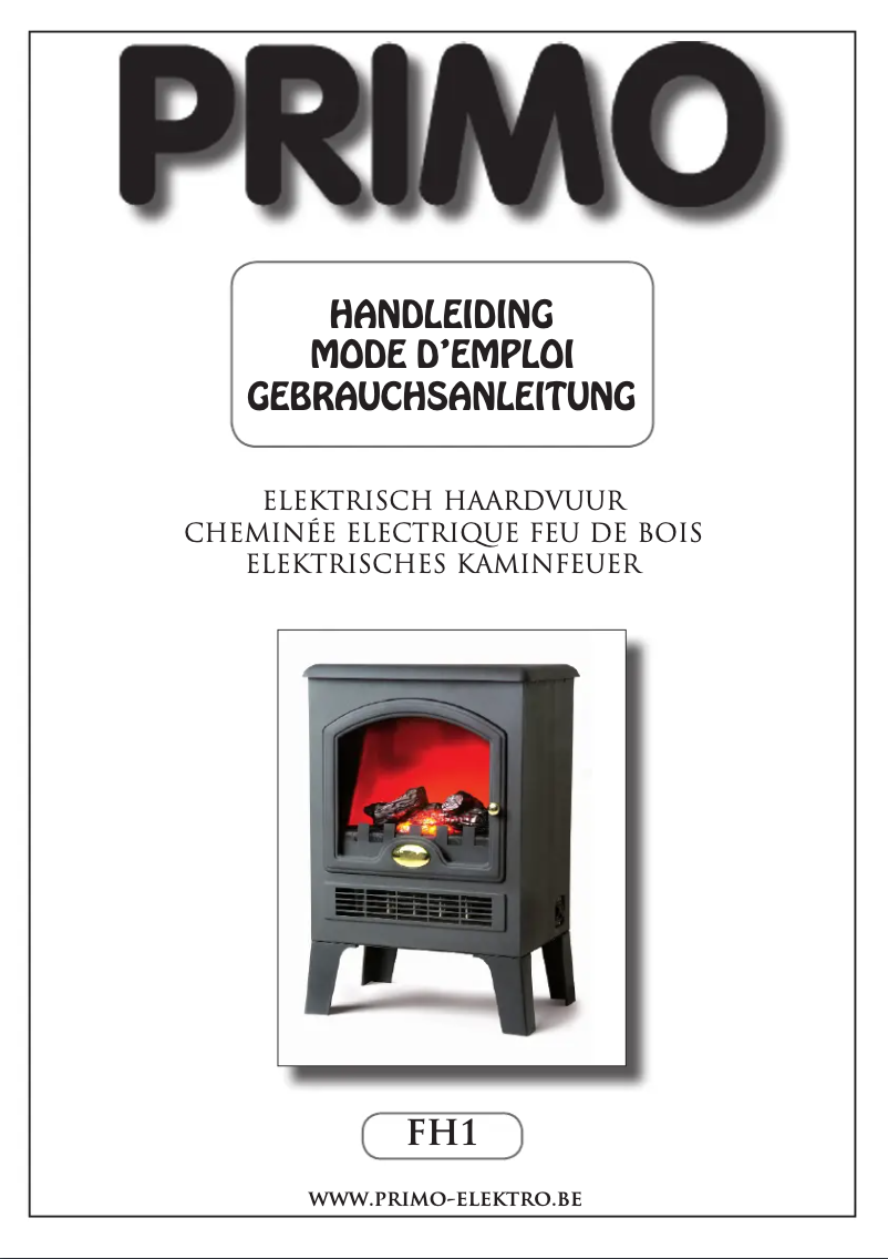 Page 1 de la notice Manuel utilisateur Primo FH1