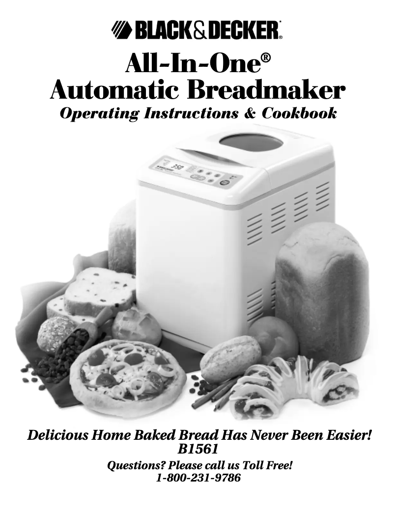 Page 1 de la notice Manuel utilisateur Black & Decker B1561