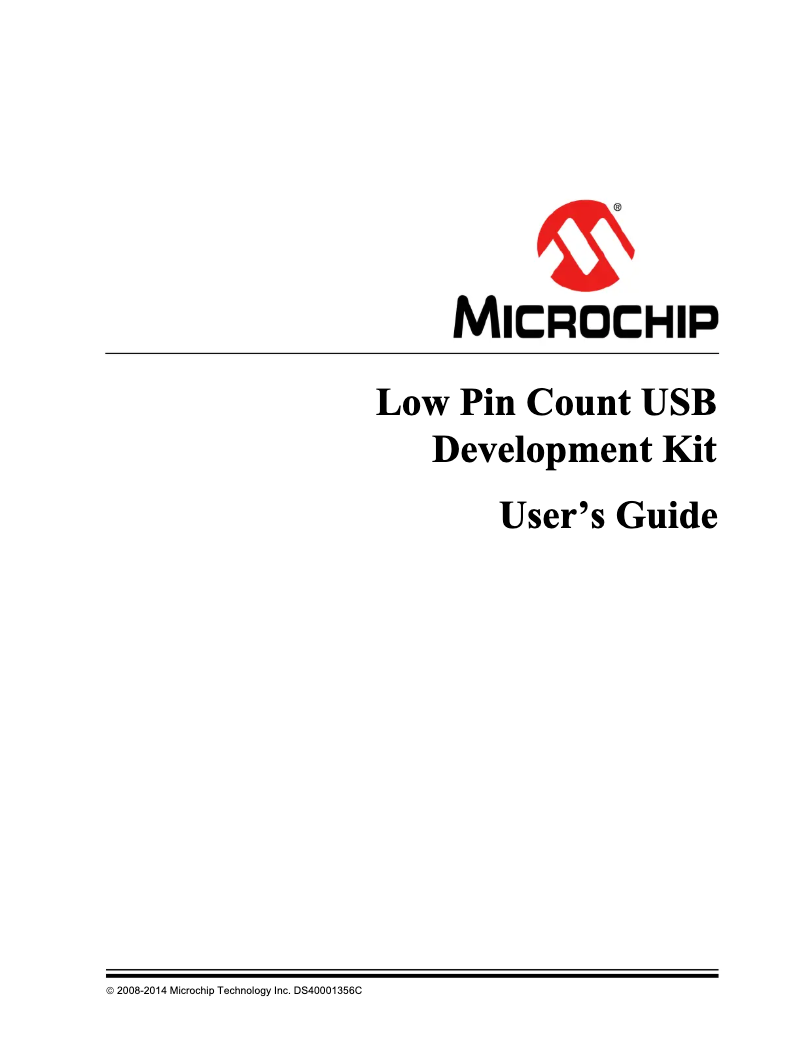 Imagen de la primera página del manual del dispositivo PIC18F14K50