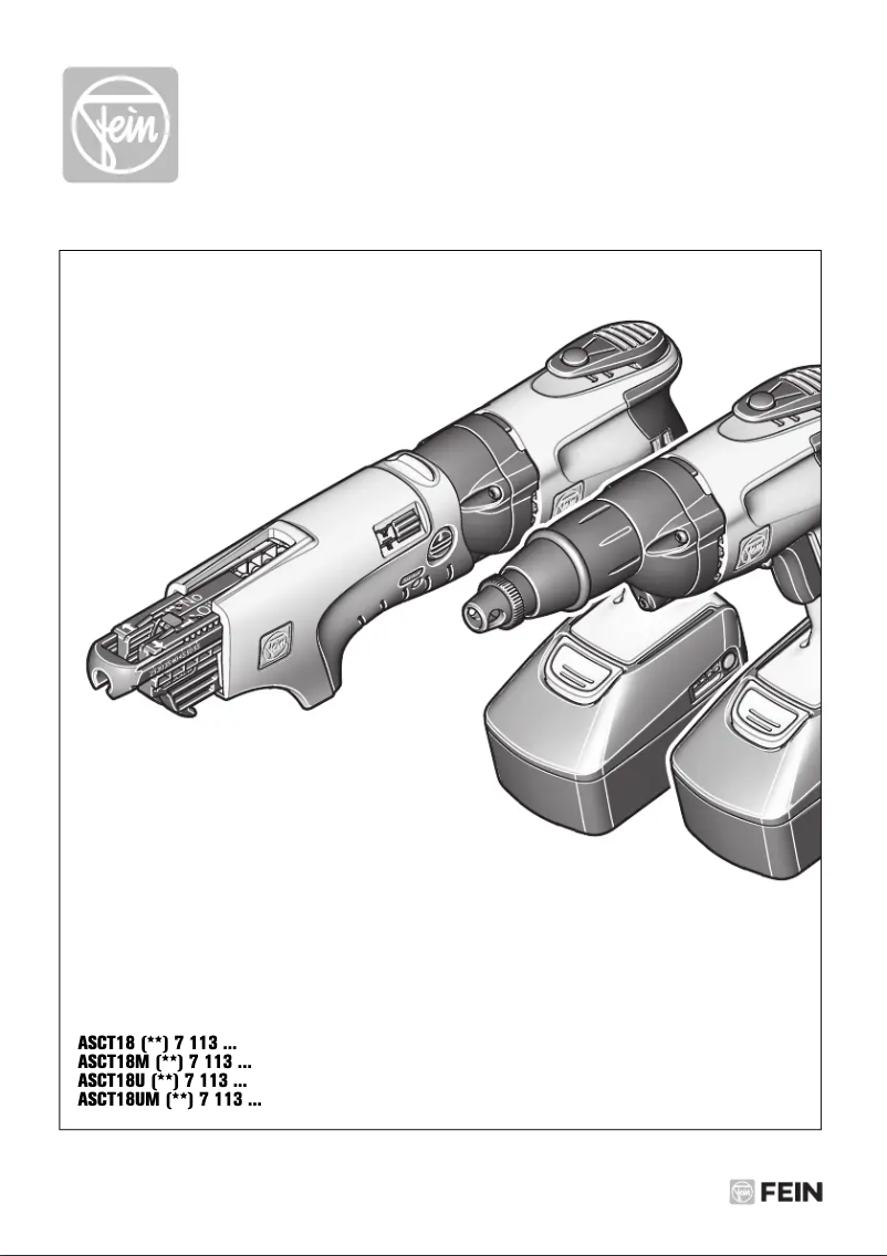 Image de la première page du manuel de l'appareil ASCT 18 Select