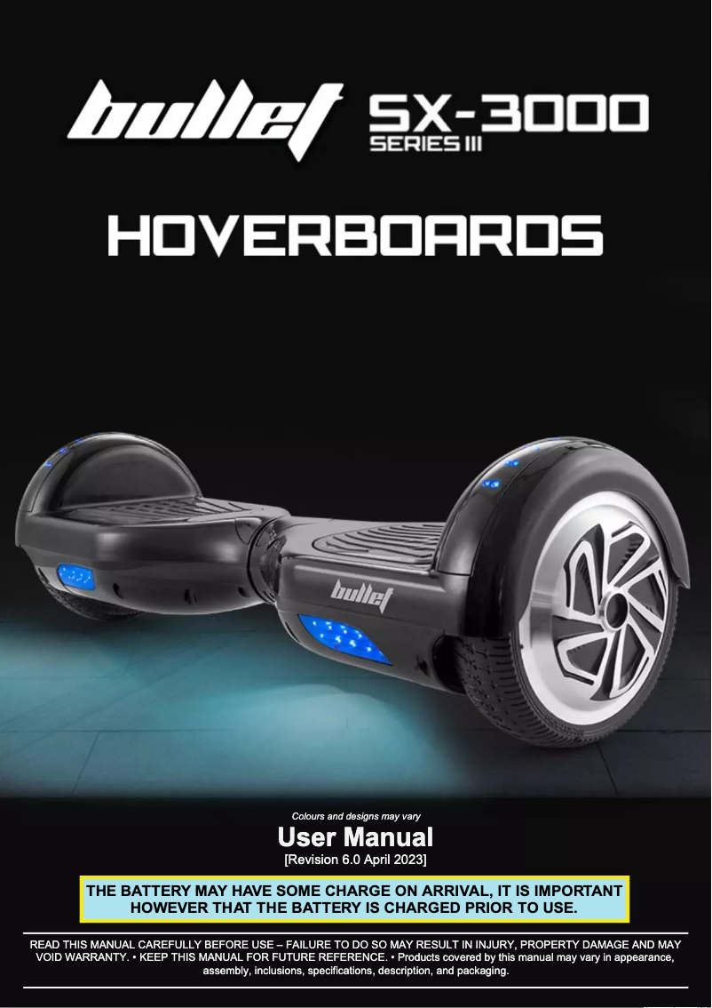 Image de la première page du manuel de l'appareil SX-3000 Series III