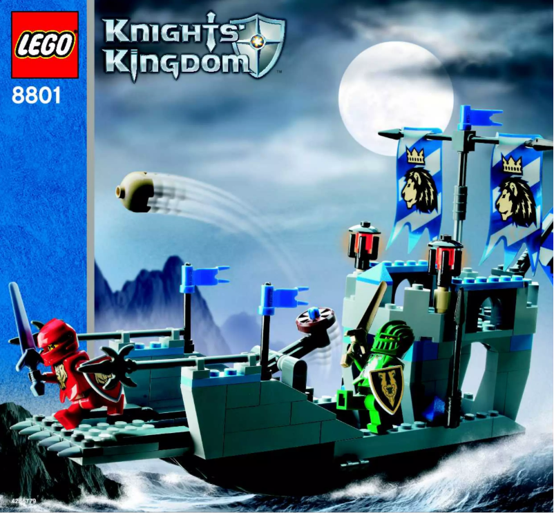Page 1 de la notice Manuel utilisateur Lego Knights Kingdom 8801