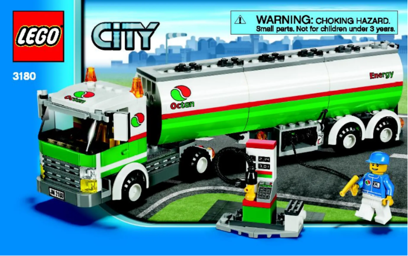 Page 1 de la notice Manuel utilisateur Lego Tank Truck