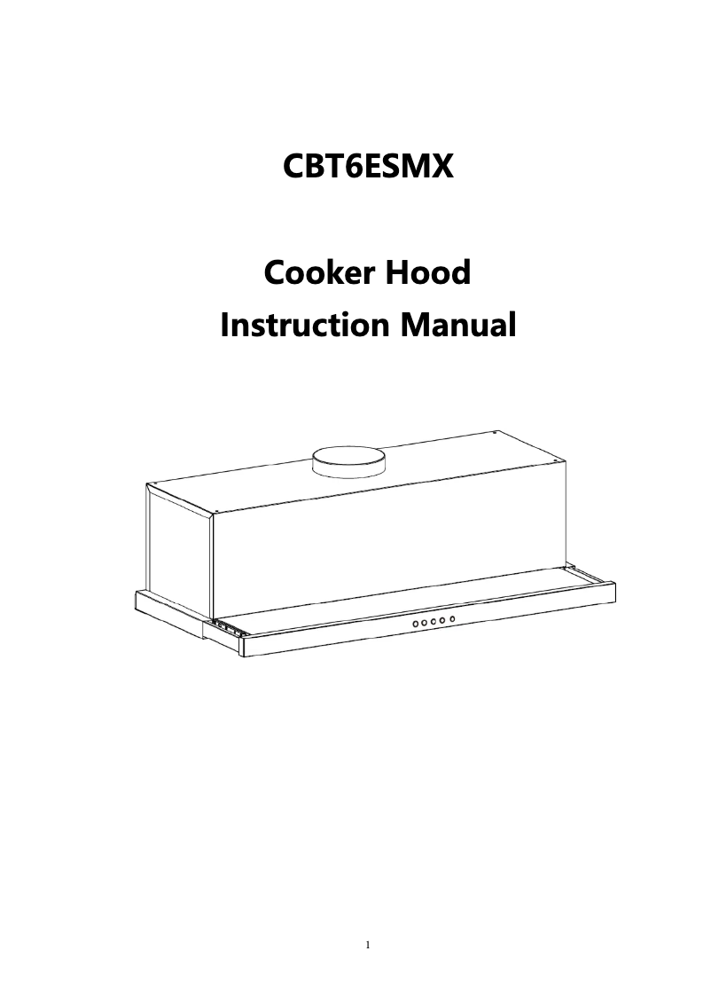 Page n°1 - Manuel utilisateur Candy CBT6ESMX