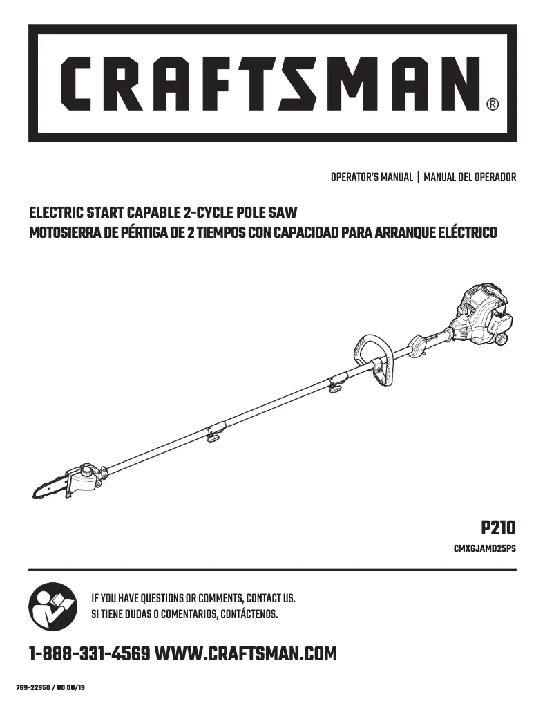 Página 1 del manual Manual de usuario Craftsman CMXGJAMD25PS