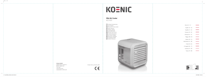 Page n°1 - Manuel utilisateur Koenic KCC 622