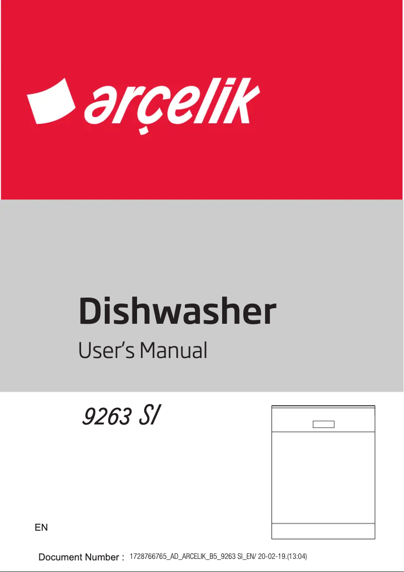 Image de la première page du manuel de l'appareil 9263 SI