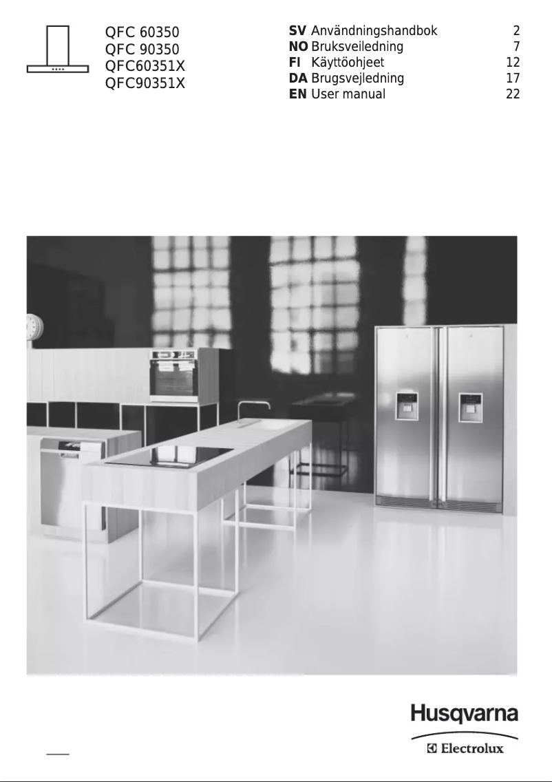 Page n°1 - Manuel utilisateur Husqvarna-Electrolux QFC60351X