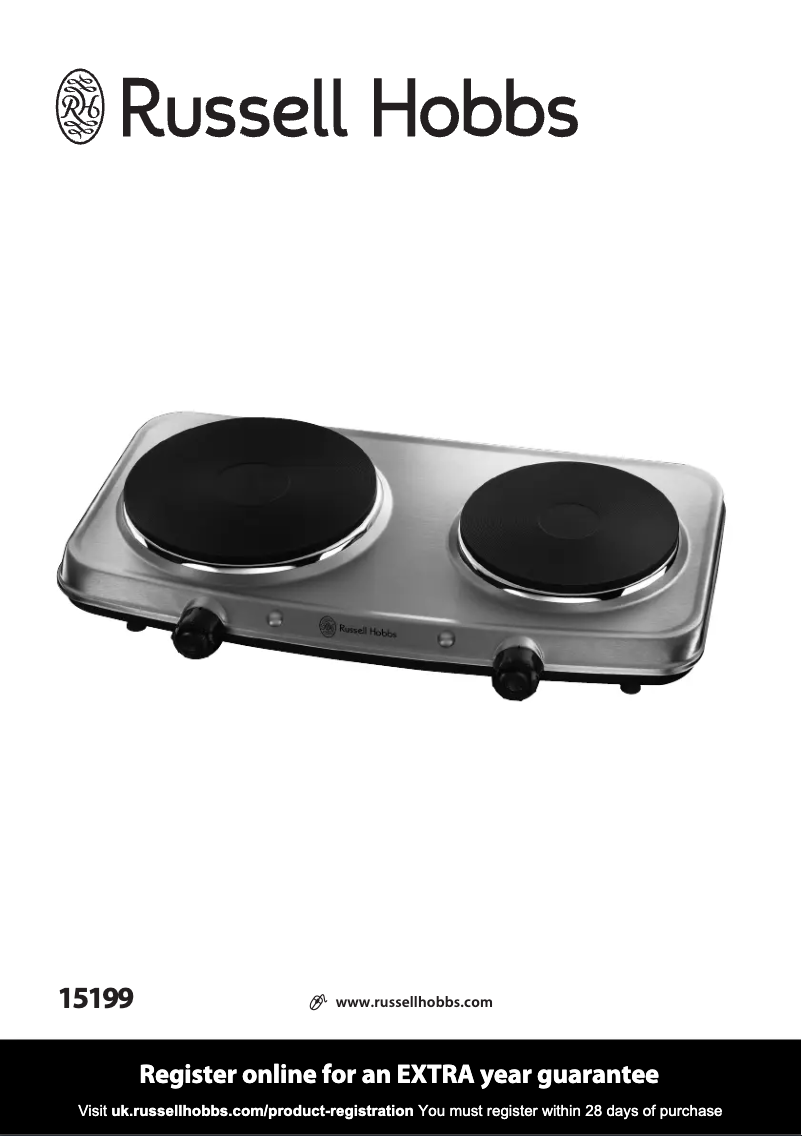 Page n°1 - Manuel utilisateur Russell Hobbs 15199