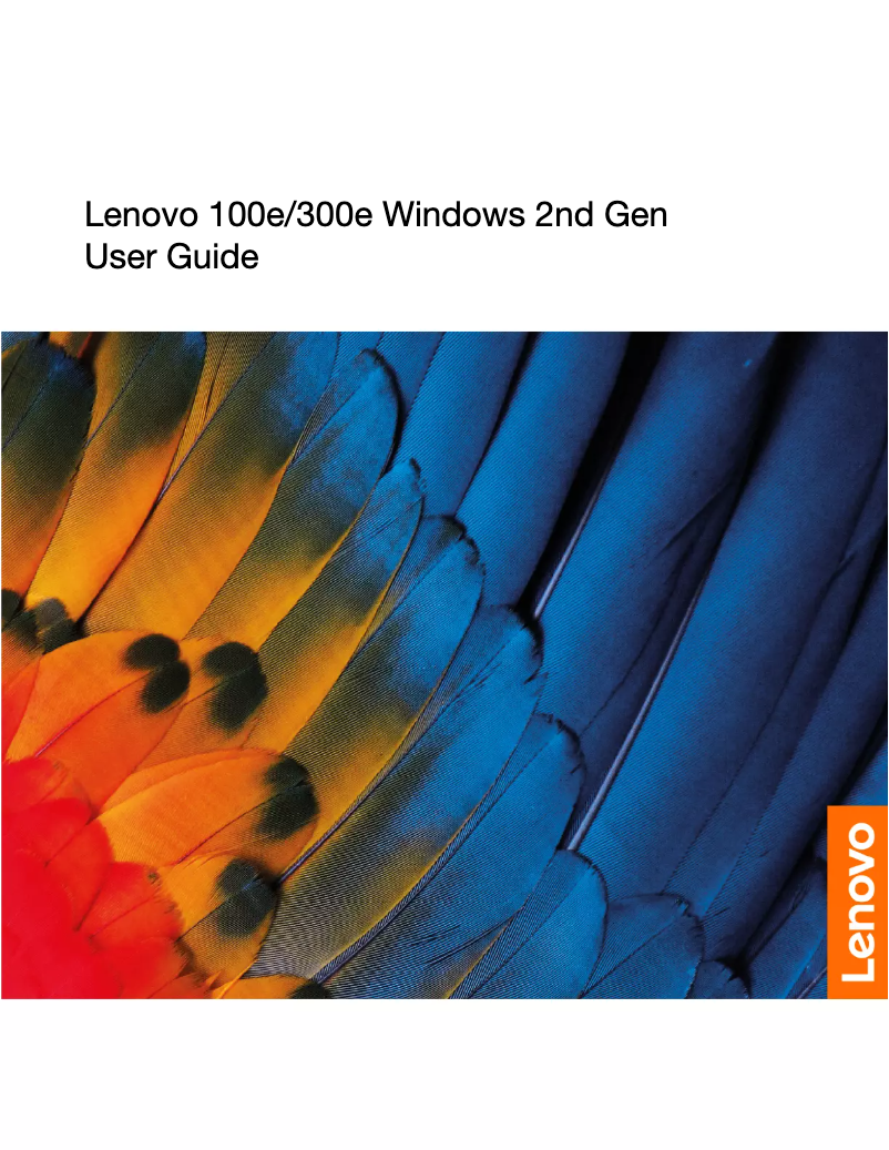 Page n°1 - Manuel utilisateur Lenovo 300e