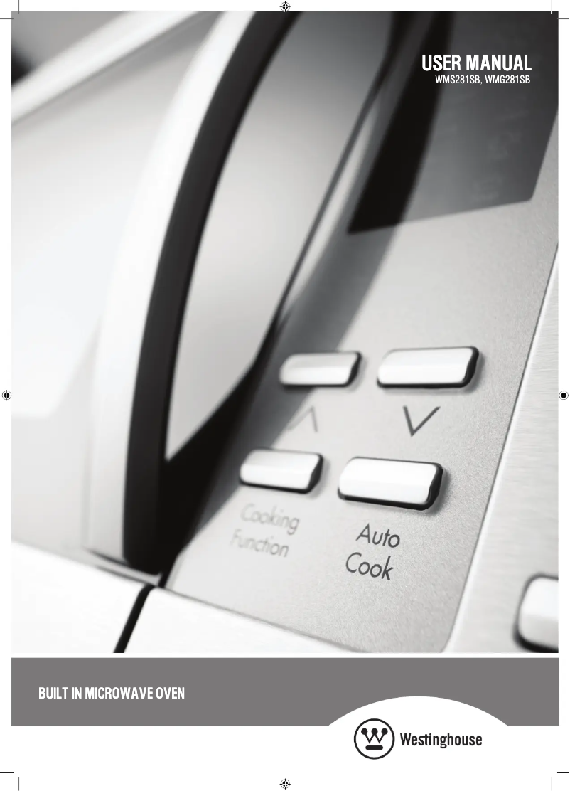 Página 1 del manual Manual de usuario Westinghouse WMG281SB
