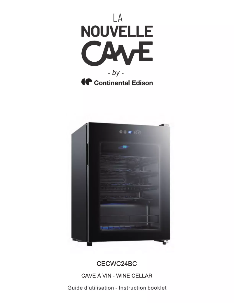 Image de la première page du manuel de l'appareil CECWC24BC
