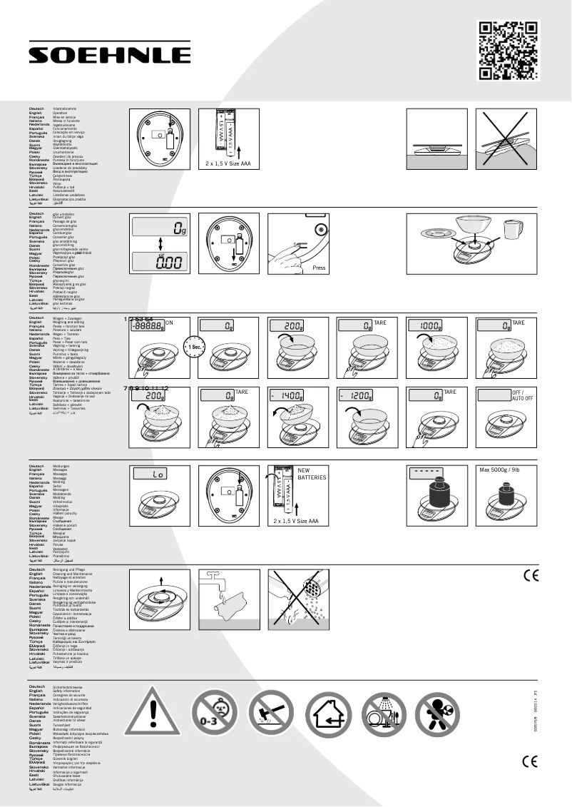 Página 1 del manual Manual de usuario Soehnle Roma Plus