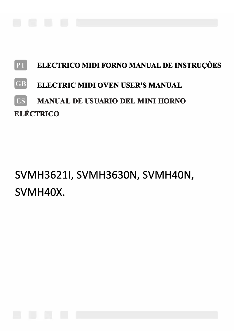 Página 1 del manual Manual de usuario SVAN SVMH3630N